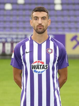 Team presentation Erz Aue football 2 Bundesliga Ognjen Gnjatic FC Erzgebirge Aue 2 Bundesliga, portrait date 2020 2021 , Aue, 22 08 2020, Erzgebirgsstadion, football ,