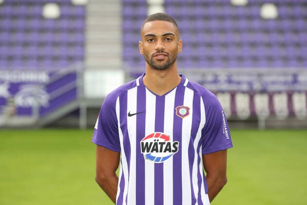 Teampresentation Erz Aue Fussball 2 Bundesliga Malcolm Cacutalua FC Erzgebirge Aue 2 Bundesliga, portrait appointment 2020 2021 , Aue, 22 08 2020, Erzgebirgsstadion, football ,