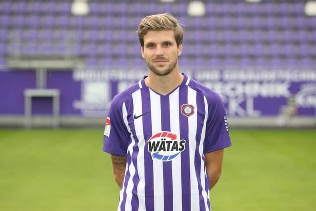 Team presentation Erz Aue Fussball 2 Bundesliga Philipp Zulechner FC Erzgebirge Aue 2 Bundesliga, portrait date 2020 2021 , Aue, 22 08 2020, Erzgebirgsstadion, football ,