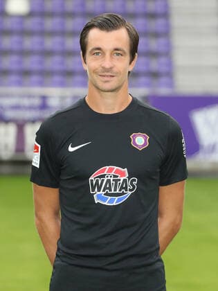 Team presentation Erz Aue Aue football 2 Bundesliga goalkeeper Martin Männel Maennel FC Erzgebirge Aue 2 Bundesliga, portrait date 2020 2021 , Aue, 22 08 2020, Erzgebirgsstadion, football ,