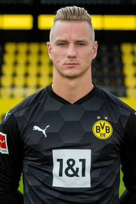 Borussia Dortmund 2020 Goalkeeper Luca Unbehaun Borussia Dortmund 1 BL, portrait date 2020 2021 Photo Alexandre Simoes BVB via TEAM2sportphoto Dortmund Nordrhein Westfalen Germany Poolfoto TEAM2sportphoto ,EDITORIAL USE ONLY