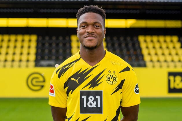 Borussia Dortmund 2020 Dan Axel Zagadou Borussia Dortmund 1 BL, portrait date 2020 2021 photo Alexandre Simoes BVB via TEAM2sportphoto Dortmund Nordrhein Westfalen Germany Poolfoto TEAM2sportphoto ,EDITORIAL USE ONLY