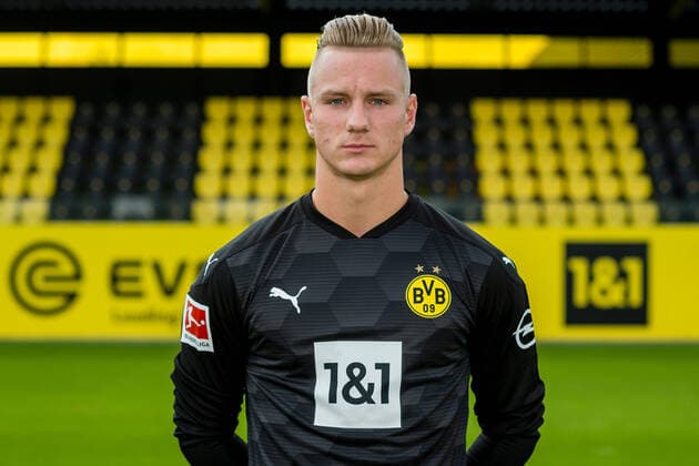 Borussia Dortmund 2020 Goalkeeper Luca Unbehaun Borussia Dortmund 1 BL, portrait date 2020 2021 Photo Alexandre Simoes BVB via TEAM2sportphoto Dortmund Nordrhein Westfalen Germany Poolfoto TEAM2sportphoto ,EDITORIAL USE ONLY