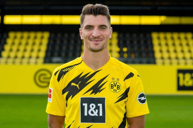Borussia Dortmund 2020 Thomas Meunier Borussia Dortmund 1 BL, portrait date 2020 2021 photo Alexandre Simoes BVB via TEAM2sportphoto Dortmund Nordrhein Westfalen Germany Poolfoto TEAM2sportphoto ,EDITORIAL USE ONLY