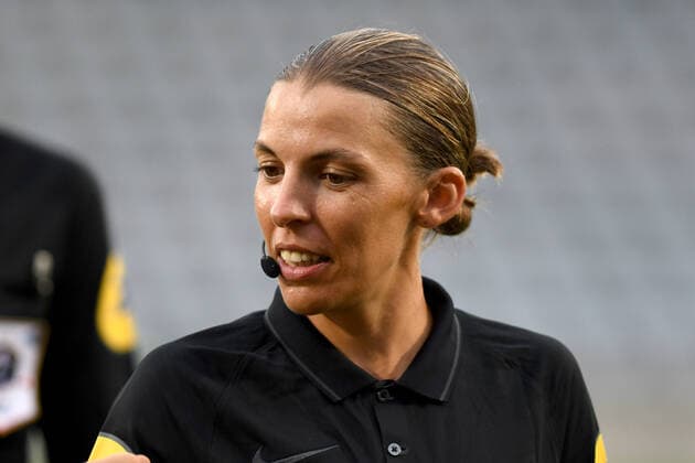 Friendly Match Ligue 1, 2020-21, Olympique Nimes-Olympique Marseille 0-1, ARBITRO REFEREE STEPHANIE FRAPPART LIGUE 1 2020-21 AMICH NIMES-OLYMPIQUE MARSEILLE MARSIGLIA 0-1
