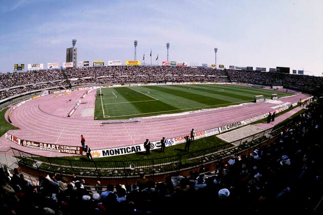 STADION JUVENTUS TURIN Italian League Serie A Season 1985 1986 on 16 09 1985 in Turin