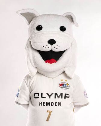 Bietigheim Bissingen, Germany 10 August 2020 HBF 20 21 SG BBM Bietigheim Portraits Mascot Lotte Bietigheim Bissingen Baden Württemberg Germany