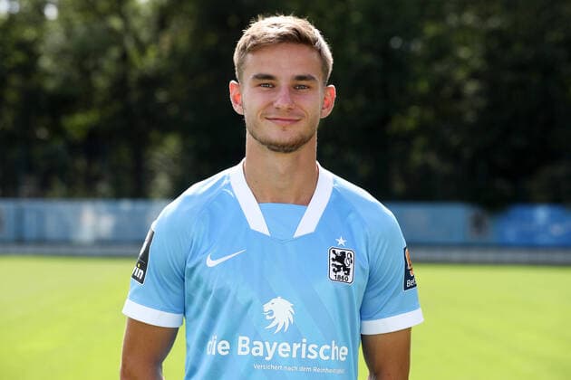 25 08 2020, Soccer 3 Bundesliga, TSV 1860 Munich Portrait photos 25 08 2020, Soccer 3 Bundesliga 2020 2021, TSV 1860 Munich, Portrait appointment at Grünwalderstrasse Niklas Lang TSV 1860 Munich Munich Germany Poolfoto sampics Matzke Pool via MiS ,EDITORIAL USE ONLY
