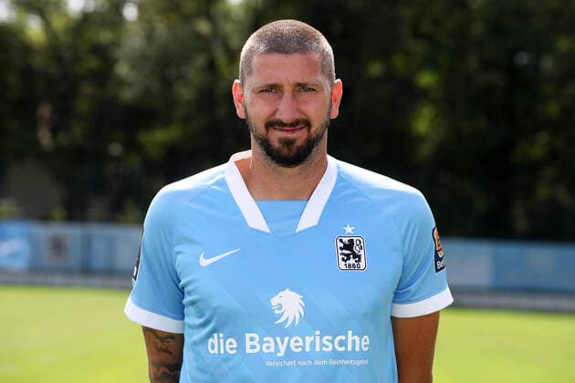 25 08 2020, Soccer 3 Bundesliga, TSV 1860 Munich Portrait photos 25 08 2020, Soccer 3 Bundesliga 2020 2021, TSV 1860 Munich, Portrait date at Grünwalderstrasse Sascha Mölders TSV 1860 Munich Munich Germany Poolfoto sampics Matzke Pool via MiS ,EDITORIAL USE ONLY