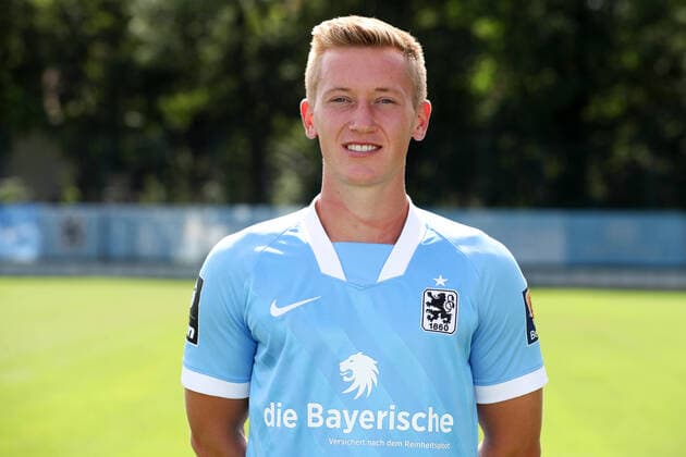 25 08 2020, Soccer 3 Bundesliga, TSV 1860 Munich Portrait photos 25 08 2020, Soccer 3 Bundesliga 2020 2021, TSV 1860 Munich, Portrait appointment at Grünwalderstrasse Fabian Greilinger TSV 1860 Munich Munich Germany Poolfoto sampics Matzke Pool via MiS ,EDITORIAL USE ONLY