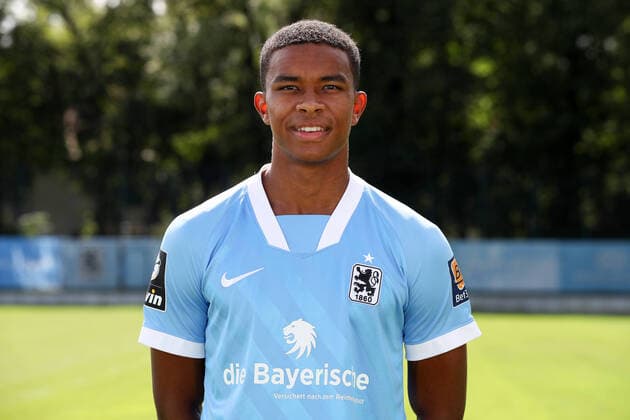 25 08 2020, Soccer 3 Bundesliga, TSV 1860 Munich Portrait photos 25 08 2020, Soccer 3 Bundesliga 2020 2021, TSV 1860 Munich, Portrait date at Grünwalderstrasse Ahanna Agbowo TSV 1860 Munich Munich Germany Poolfoto sampics Matzke Pool via MiS ,EDITORIAL USE ONLY
