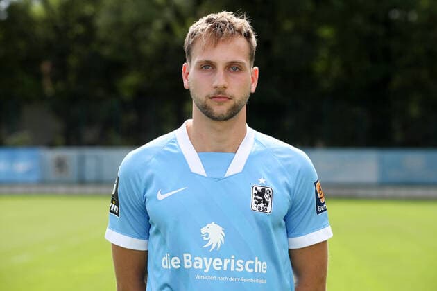 25 08 2020, Soccer 3 Bundesliga, TSV 1860 Munich Portrait photos 25 08 2020, Soccer 3 Bundesliga 2020 2021, TSV 1860 Munich, Portrait date at Grünwalderstrasse Matthew Durrans TSV 1860 Munich Munich Germany Poolfoto sampics Matzke Pool via MiS ,EDITORIAL USE ONLY