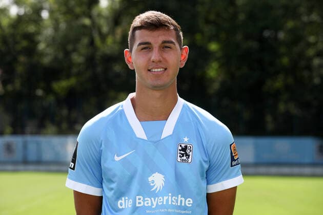 25 08 2020, Soccer 3 Bundesliga, TSV 1860 Munich Portrait photos 25 08 2020, Soccer 3 Bundesliga 2020 2021, TSV 1860 Munich, Portrait date at Grünwalderstrasse Semi Belkahia TSV 1860 Munich Munich Germany Poolfoto sampics Matzke Pool via MiS ,EDITORIAL USE ONLY
