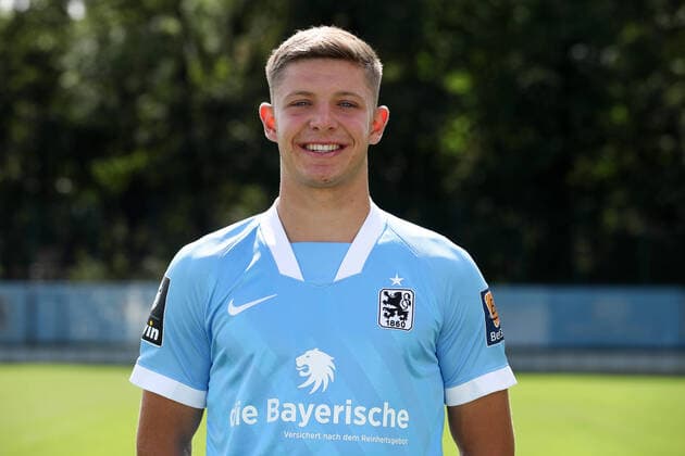 25 08 2020, Soccer 3 Bundesliga, TSV 1860 Munich Portrait photos 25 08 2020, Soccer 3 Bundesliga 2020 2021, TSV 1860 Munich, Portrait appointment at Grünwalderstrasse Maxim Greseler 1860 Munich Munich Germany Poolfoto sampics Matzke Pool via MiS ,EDITORIAL USE ONLY