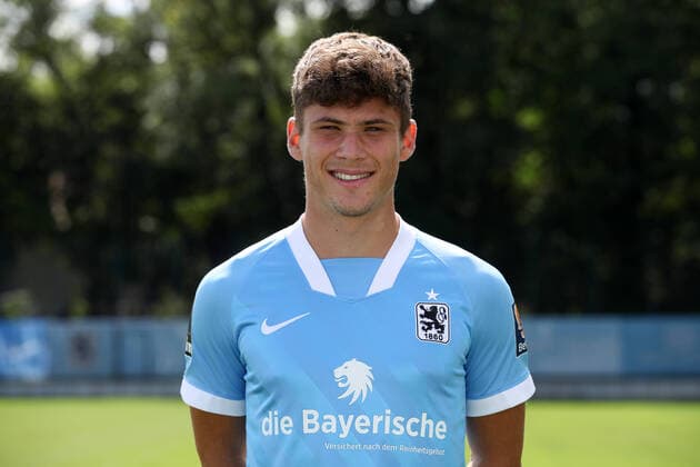 25 08 2020, Soccer 3 Bundesliga, TSV 1860 Munich Portrait photos 25 08 2020, Soccer 3 Bundesliga 2020 2021, TSV 1860 Munich, Portrait date at Grünwalderstrasse Leon Classes TSV 1860 Munich Munich Germany Poolfoto sampics Matzke Pool via MiS ,EDITORIAL USE ONLY