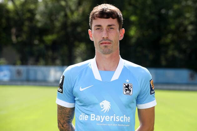 25 08 2020, Soccer 3 Bundesliga, TSV 1860 Munich Portrait photos 25 08 2020, Soccer 3 Bundesliga 2020 2021, TSV 1860 Munich, Portrait appointment at Grünwalderstrasse Phillipp Steinhart 1860 Munich Munich Germany Poolfoto sampics Matzke Pool via MiS ,EDITORIAL USE ONLY
