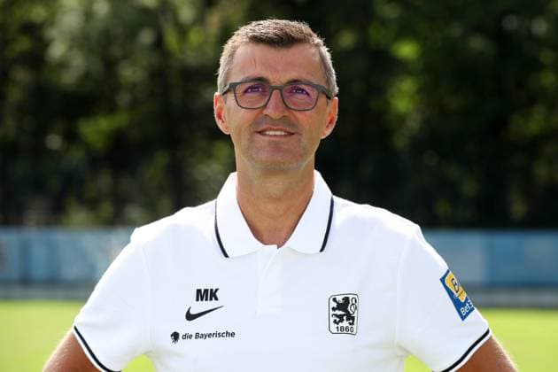 25 08 2020, Soccer 3 Bundesliga, TSV 1860 Munich Portrait photos 25 08 2020, Soccer 3 Bundesliga 2020 2021, TSV 1860 Munich, Portrait appointment at Grünwalderstrasse Coach Michael Köllner TSV 1860 Munich Munich Germany Poolfoto sampics Matzke Pool via MiS ,EDITORIAL USE ONLY