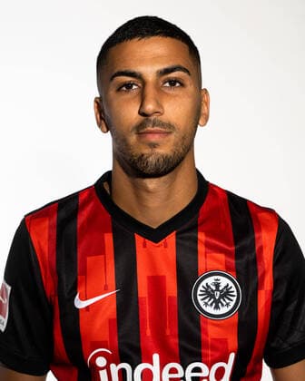 Football 1 Bundesliga, Eintracht Frankfurt Photo shoot 11 08 2020, , Football 1 Bundesliga, Eintracht Frankfurt Photo shoot 1 BL Porträttermin 2020 2021, emspor, v l Aymen Barkok Eintracht Frankfurt am Main Deutsche Bank Park Hessen Germany DE Poolfoto Rappl Eintracht Frankfurt ,EDITORIAL USE ONLY