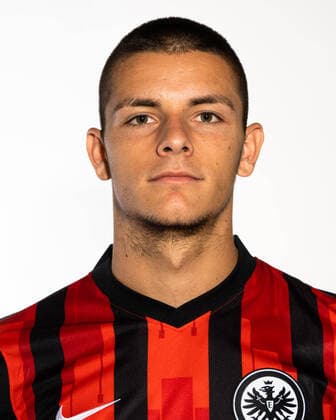 Football 1 Bundesliga, Eintracht Frankfurt Photo shoot 11 08 2020, , Football 1 Bundesliga, Eintracht Frankfurt Photo shoot 1 BL Porträttermin 2020 2021, emspor, v l Dejan Joveljic Eintracht Frankfurt am Main Deutsche Bank Park Hessen Germany DE Poolfoto Rappl Eintracht Frankfurt ,EDITORIAL USE ONLY