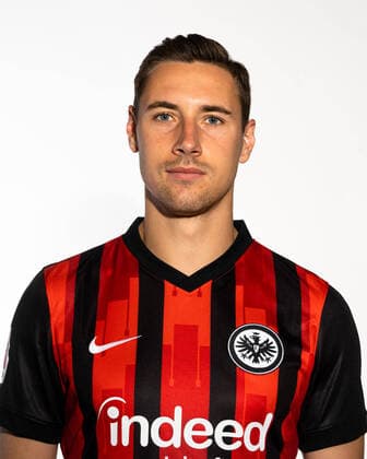 Football 1 Bundesliga, Eintracht Frankfurt Photo shoot 11 08 2020, , Football 1 Bundesliga, Eintracht Frankfurt Photo shoot 1 BL Porträttermin 2020 2021, emspor, v l Dominik Kohr Eintracht Frankfurt am Main Deutsche Bank Park Hessen Germany DE Poolfoto Rappl Eintracht Frankfurt ,EDITORIAL USE ONLY
