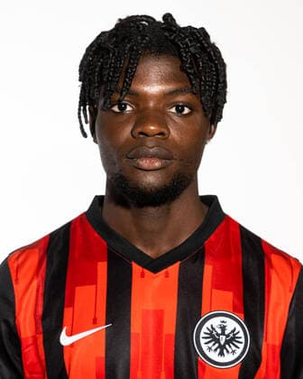 Football 1 Bundesliga, Eintracht Frankfurt Photo shoot 11 08 2020, , Football 1 Bundesliga, Eintracht Frankfurt Photo shoot 1 BL Porträttermin 2020 2021, emspor, v l Jabez Makanda Eintracht Frankfurt am Main Deutsche Bank Park Hessen Germany DE Poolfoto Rappl Eintracht Frankfurt ,EDITORIAL USE ONLY