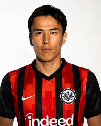 Football 1 Bundesliga, Eintracht Frankfurt Photo shoot 11 08 2020, , Football 1 Bundesliga, Eintracht Frankfurt Photo shoot 1 BL Porträttermin 2020 2021, emspor, v l Makoto Hasebe Eintracht Frankfurt am Main Deutsche Bank Park Hessen Germany DE Poolfoto Rappl Eintracht Frankfurt ,EDITORIAL USE ONLY
