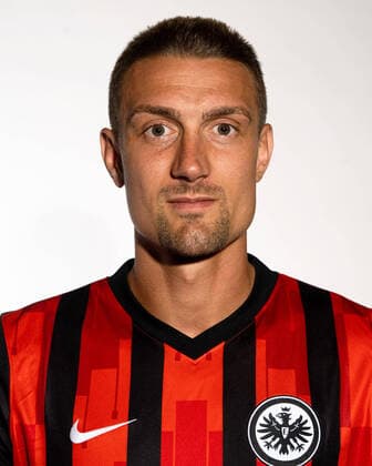 Football 1 Bundesliga, Eintracht Frankfurt Photo shoot 11 08 2020, , Football 1 Bundesliga, Eintracht Frankfurt Photo shoot 1 BL Porträttermin 2020 2021, emspor, v l Stefan Ilsanker Eintracht Frankfurt am Main Deutsche Bank Park Hessen Germany DE Poolfoto Rappl Eintracht Frankfurt ,EDITORIAL USE ONLY