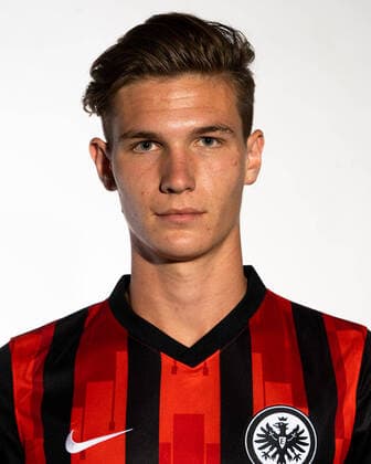 Football 1 Bundesliga, Eintracht Frankfurt Photo shoot 11 08 2020, , Football 1 Bundesliga, Eintracht Frankfurt Photo shoot 1 BL Porträttermin 2020 2021, emspor, v l Yannick Brugger Eintracht Frankfurt am Main Deutsche Bank Park Hessen Germany DE Poolfoto Rappl Eintracht Frankfurt ,EDITORIAL USE ONLY
