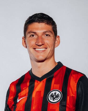 Football 1 Bundesliga, Eintracht Frankfurt Photo shoot 11 08 2020, , Football 1 Bundesliga, Eintracht Frankfurt Photo shoot 1 BL Porträttermin 2020 2021, emspor, v l Steven Zuber Eintracht Frankfurt am Main Deutsche Bank Park Hessen Germany DE Poolfoto Rappl Eintracht Frankfurt ,EDITORIAL USE ONLY