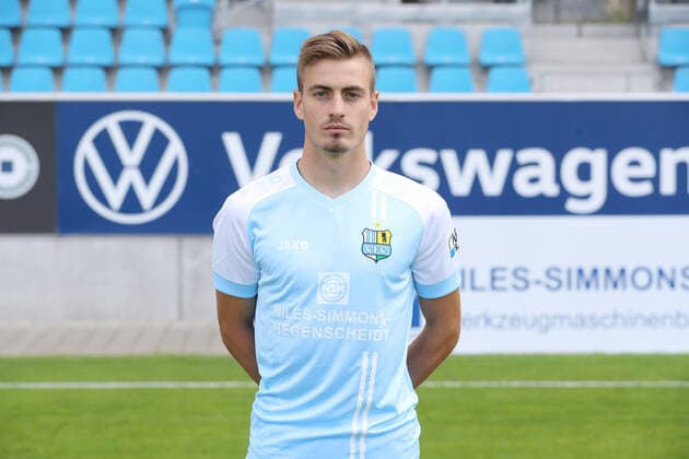 Teampraesentation Chemnitz 27 08 2020 Roman Bekö Bekoe Chemnitzer FC Regionalliga NordOst, portrait date 2020 2021 , Chemnitz, 27 08 2020, Stadium at Gellertstrasse, Soccer ,