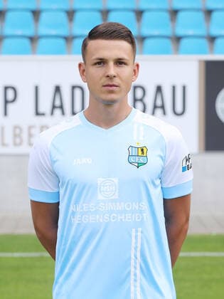 Team presentation Chemnitz 27 08 2020 Felix Schimmel Chemnitzer FC Regionalliga NordOst, portrait date 2020 2021 , Chemnitz, 27 08 2020, Stadium at Gellertstrasse, Soccer ,