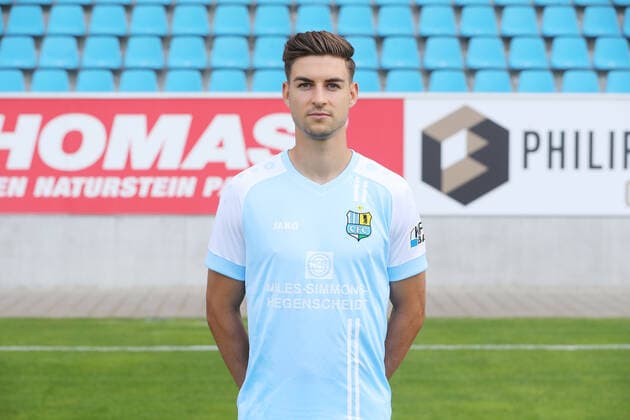 Team presentation Chemnitz 27 08 2020 Danny Breitfelder Chemnitzer FC Regionalliga NordOst, portrait date 2020 2021 , Chemnitz, 27 08 2020, Stadium at Gellertstrasse, Soccer ,
