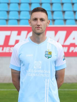 Teampraesentation Chemnitz 27 08 2020 Christian Bickel Chemnitzer FC Regionalliga NordOst, portrait date 2020 2021 , Chemnitz, 27 08 2020, Stadium at Gellertstrasse, Soccer ,