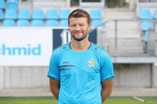 Teampraesentation Chemnitz 27 08 2020 Coach Daniel Berlinski Chemnitzer FC Regionalliga NordOst, portrait date 2020 2021 , Chemnitz, 27 08 2020, Stadium at Gellertstrasse, Soccer ,