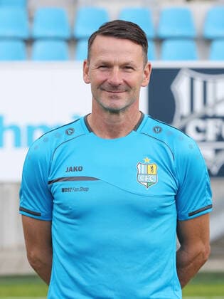 Teampraesentation Chemnitz 27 08 2020 Team Manager Torsten Bittermann Chemnitzer FC Regionalliga NordOst, Portrait date 2020 2021 , Chemnitz, 27 08 2020, Stadion an der Gellertstrasse, Football ,