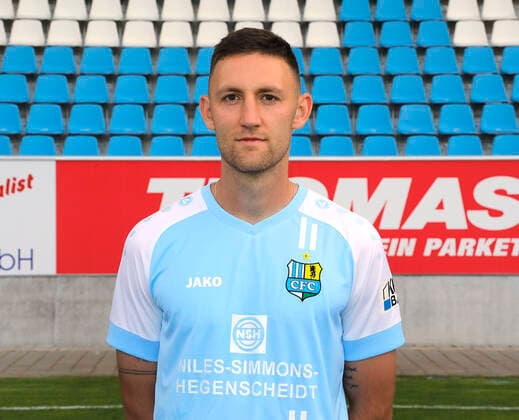 CFC team photo 27 08 2020 Chemnitz, sports, stadium at Gellertstrasse, soccer, regional league northeast, CFC team photo of the season 2020 2021 Christian Bickel Chemnitz Saxony Germany