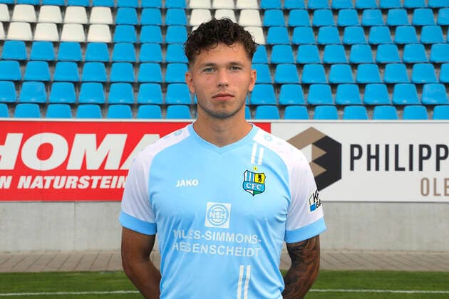 CFC team photo 27 08 2020 Chemnitz, sports, stadium at Gellertstrasse, soccer, Regionalliga Nordost, CFC team photo of the season 2020 2021 Riccardo Grym Chemnitz Saxony Germany