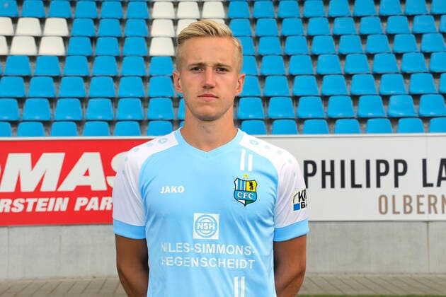 CFC team photo 27 08 2020 Chemnitz, sports, stadium at Gellertstrasse, soccer, regional league northeast, CFC team photo of the season 2020 2021 Alexander Dartsch Chemnitz Saxony