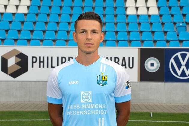 CFC team photo 27 08 2020 Chemnitz, sports, stadium at Gellertstrasse, soccer, regional league northeast, CFC team photo of the season 2020 2021 Felix Schimmel Chemnitz Saxony
