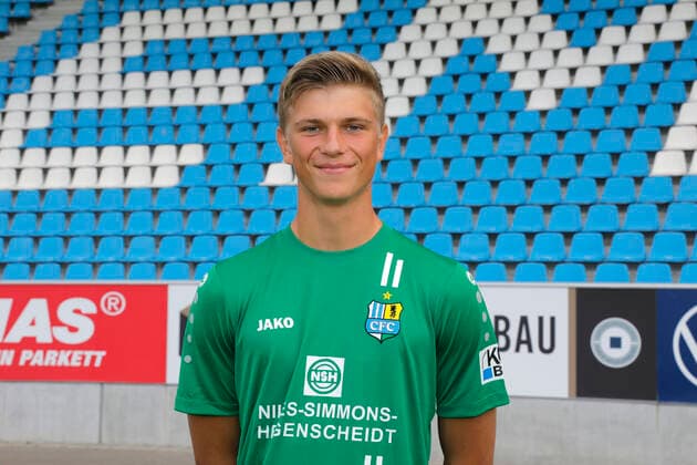 CFC team photo 27 08 2020 Chemnitz, sports, stadium at Gellertstrasse, soccer, regional league northeast, CFC team photo of the season 2020 2021 David Wunsch Chemnitz Sachsen BRD