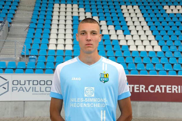 CFC team photo 27 08 2020 Chemnitz, sports, stadium at Gellertstrasse, soccer, Regionalliga Nordost, CFC team photo of the season 2020 2021 Simon Roscher Chemnitz Saxony Germany