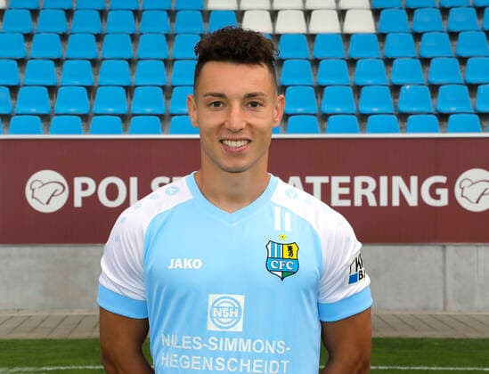 CFC team photo 27 08 2020 Chemnitz, sports, stadium at Gellertstrasse, soccer, regional league northeast, CFC team photo of the season 2020 2021 Nils Köhler Chemnitz Sachsen BRD