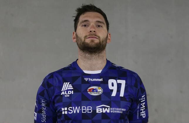 Bietigheim , Handball photo session SG BBM Bietigheim , Jonathan Fischer