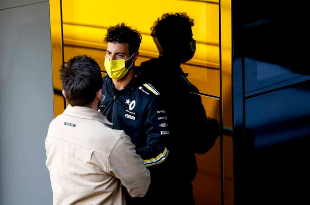 Motorsports FIA Formula One World Championship 2020, Grand Prix of Belgium, 3 Daniel Ricciardo AUS, Renault DP World F1 Team , Spa Francorchamps Belgium