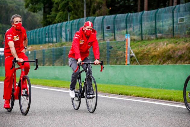 Motorsports FIA Formula One World Championship 2020, Grand Prix of Belgium, 5 Sebastian Vettel GER, Scuderia Ferrari Mission Winnow , Spa Francorchamps Belgium