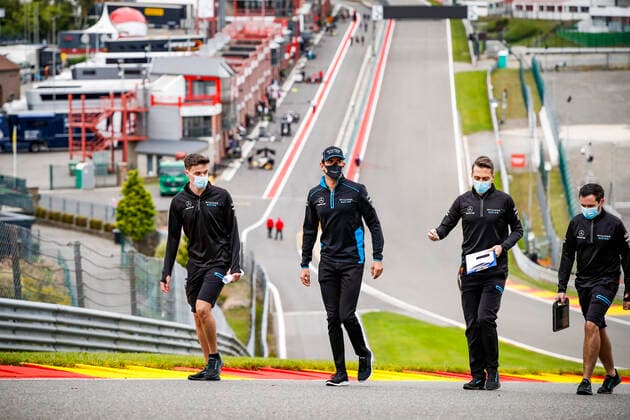 Motorsports FIA Formula One World Championship 2020, Grand Prix of Belgium, 6 Nicholas Latifi CAN, Williams Racing , Spa Francorchamps Belgium