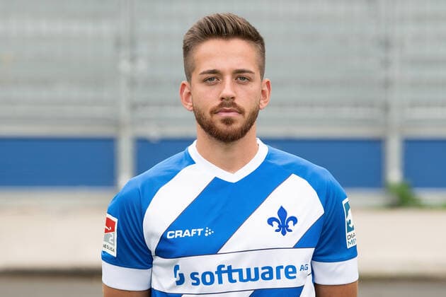 27 08 2020, xfux, Football 2 Bundesliga, SV Darmstadt 98, 2 BL, portrait appointment 2020 2021, photo appointment, emonline, emspor, deloka, v l Silas Zehnder SV Darmstadt 98 2 BL portrait appointment 2020 2021 Darmstadt