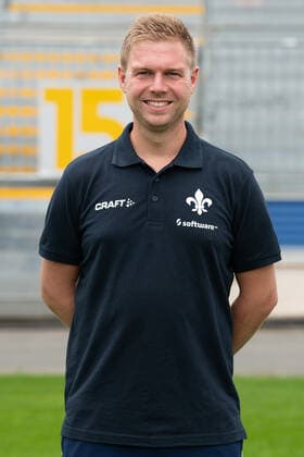 27 08 2020, xfux, Football 2 Bundesliga, SV Darmstadt 98, 2 BL, portrait appointment 2020 2021, photo appointment, emonline, emspor, deloka, v l physiotherapist Bjoern Rein SV Darmstadt 98 2 BL portrait appointment 2020 2021 Darmstadt
