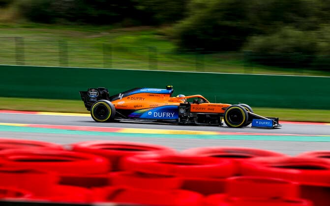 Motorsports FIA Formula One World Championship 2020, Grand Prix of Belgium, 4 Lando Norris GBR, McLaren F1 Team , Spa Francorchamps Belgium