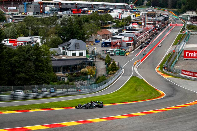 Motorsports FIA Formula One World Championship 2020, Grand Prix of Belgium, 77 Valtteri Bottas FIN, Mercedes AMG Petronas Formula One Team, Spa Francorchamps Belgium